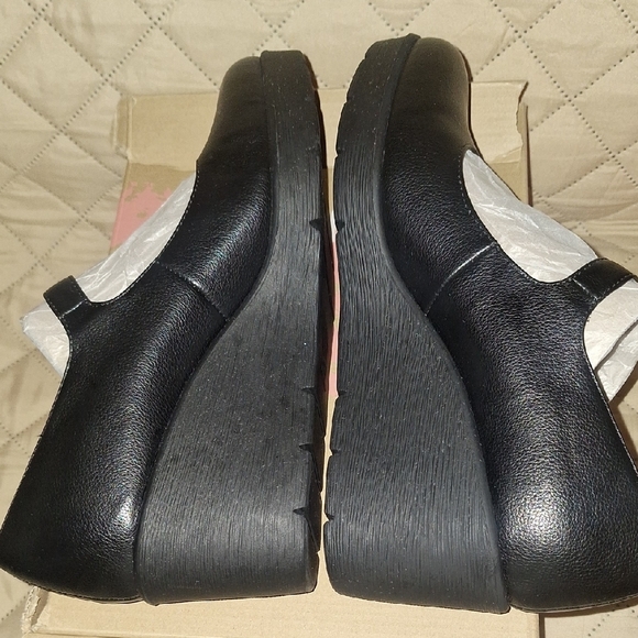 SOUL Naturalizer Black Wedge Mary Janes - Picture 3 of 6